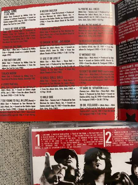 MÖTLEY CRUE : Red,White and Crue  2CD Helsinki - photo 6