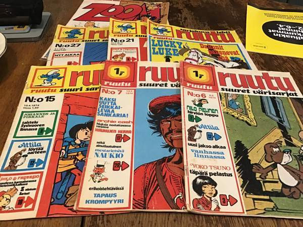 Ruutu, Tintit, Zoom, Nasta etc lehtiä ERÄ yhdessä! Helsinki - valokuva 3