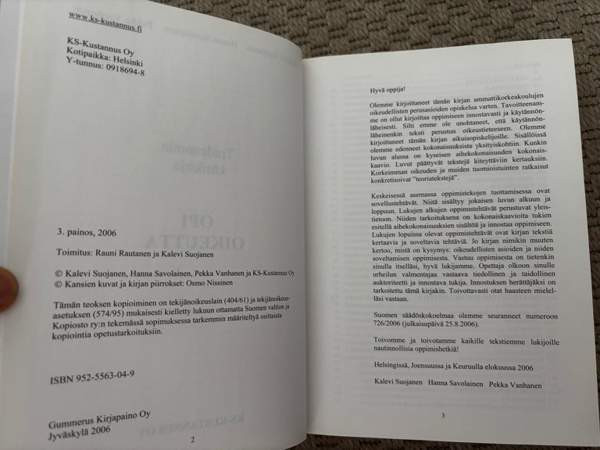 Opi oikeutta Tradenomin käsikirja Оулу - изображение 3