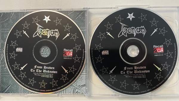 VENOM : From Heaven To The Unknown 2CD Helsinki - valokuva 3