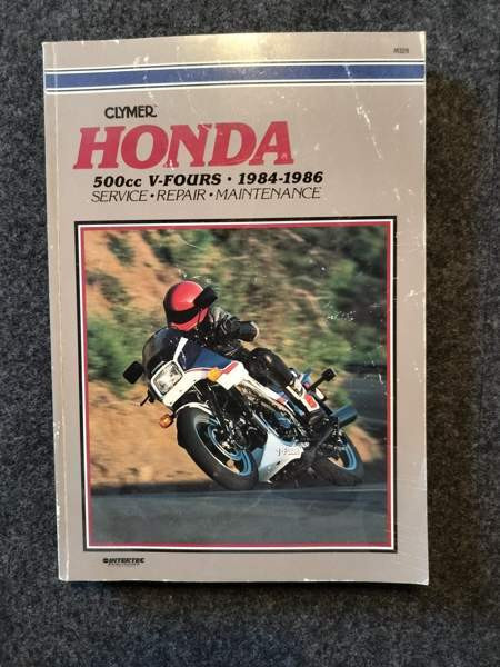 Honda 500cc V-Fours 1984 - 1986 huolto-opas Kotka - photo 1