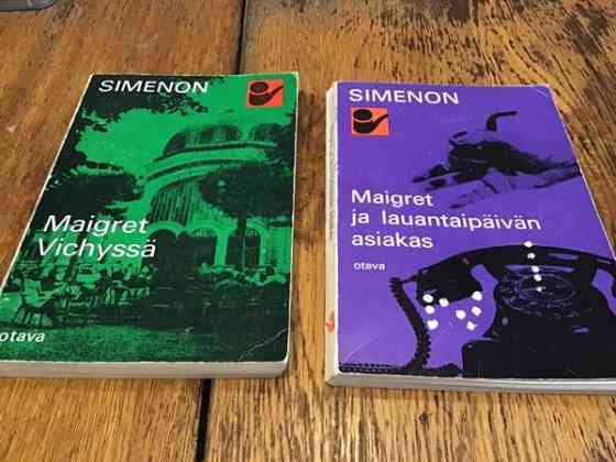 Maigret kirjoja 4 kpl Helsinki