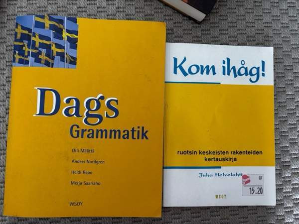 Ruotsin kielioppikirja dags grammatik Oulu - photo 1