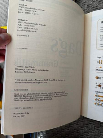 Ruotsin kielioppikirja dags grammatik Oulu - photo 2
