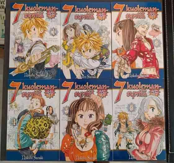 7 Kuolemansyntiä manga osat 1-13 Helsinki