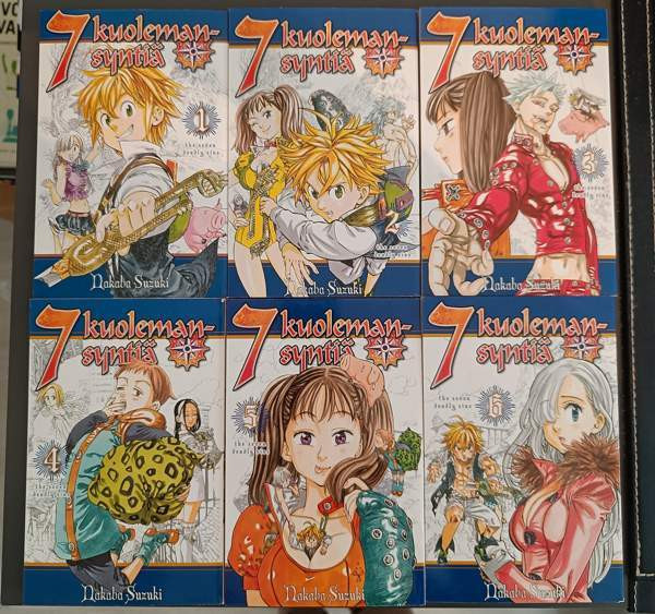 7 Kuolemansyntiä manga osat 1-13 Helsinki - valokuva 2