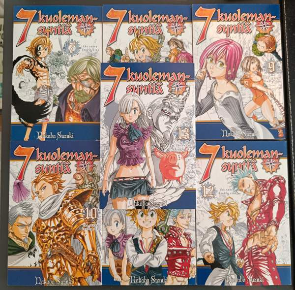 7 Kuolemansyntiä manga osat 1-13 Helsinki - valokuva 3