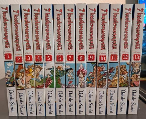 7 Kuolemansyntiä manga osat 1-13 Helsinki - valokuva 1