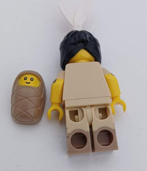 Lego intiaani nainen Tribal Woman  ja vauva Helsinki - изображение 2