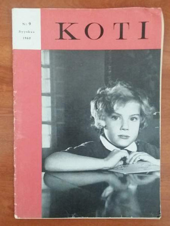 Päätoimittaja Lauri Heikkilä KOTI -lehti 9/1960 Lappeenranta - valokuva 1