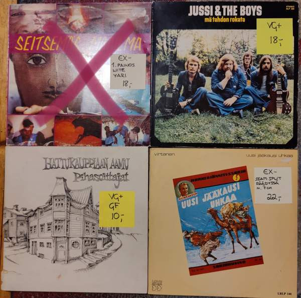 SUOMI POP ROCK LP Levyjä yli 100kpl Tampere - valokuva 2