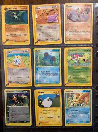 Kansiollinen Pokemon E-series kortteja Валкеакоски