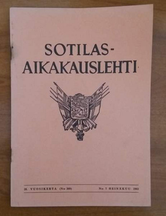 Päätoimittaja L.K. Välimaa Sotilasaikakauslehti 7/1963 Lappeenranta - photo 1