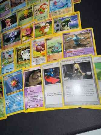 29kpl vanhoja Pokemon kortteja (1 holo) Котка
