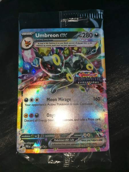 Prismatic Evolutions Stamped Umbreon Ex Турку - изображение 1