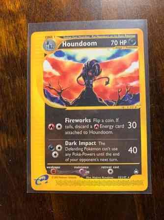 Pokemon Houndoom e-series Valkeakoski