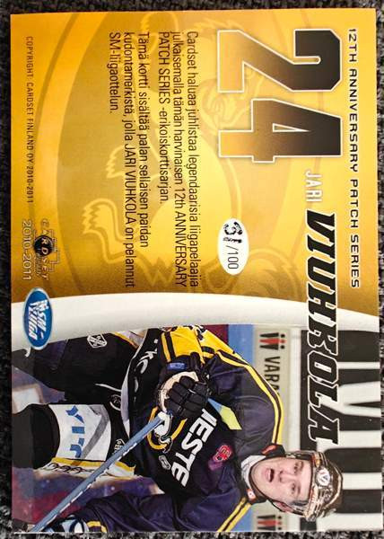 Oulun Kärpät keräilykortteja 04-13 kausilta. Pori - valokuva 8