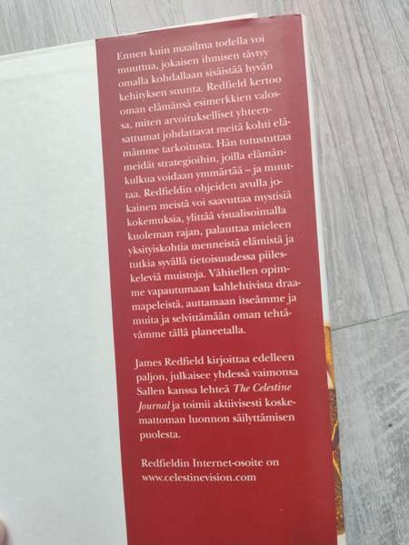 Oivaltava tietoisuus - James Redfield kirja Rovaniemi - photo 4