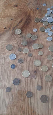 Kasa kolikoita markkoja ja pennejä Jyväskylä - valokuva 2