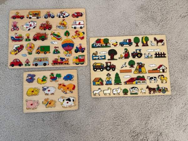 Isot nuppipalapelit 3kpl Rauma - valokuva 1