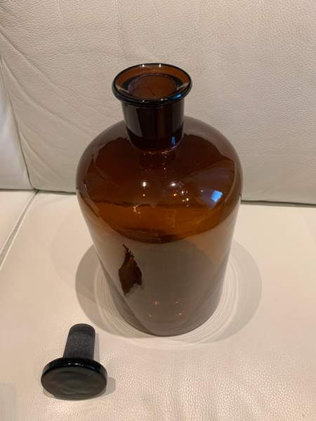 Iso apteekkarin pullo lasikorkilla Сейняйоки - изображение 2