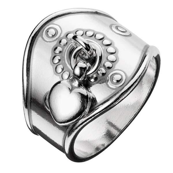 OSTETAAN Kalevala Korun hopeinen Sydänsormus, ø 19-21 Helsinki – foto 1