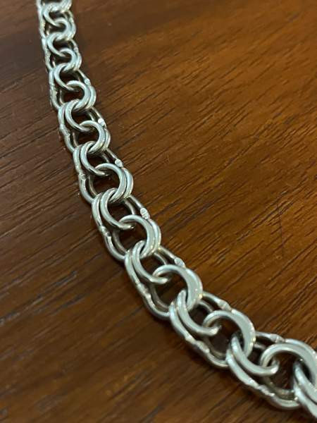 Näyttävä hopeinen bismarck kaulakoru Vantaa - valokuva 3