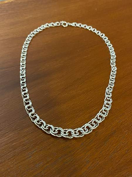 Näyttävä hopeinen bismarck kaulakoru Vantaa - valokuva 1