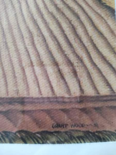 Taulu Grant Wood - Fall plowing (1931) Jyväskylä - valokuva 4