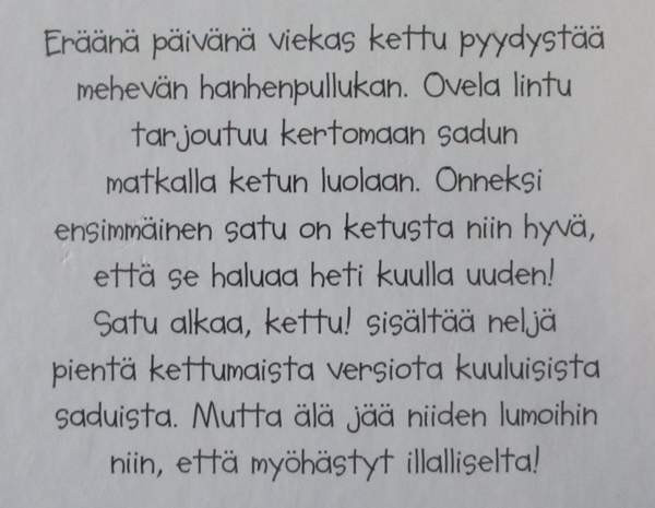 Satu alkaa, kettu! Espoo - photo 2