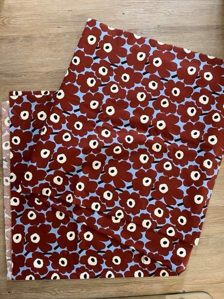 Marimekko Pieni Unikko 4,4m x 1,45m verhokangas verho Lappeenranta - valokuva 5