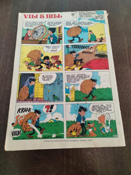 Ruutu sarjakuvalehdet -70 luvulta Parkano - valokuva 2