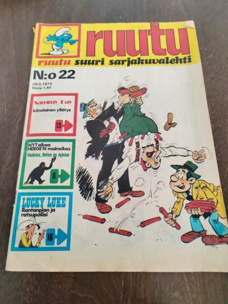 Ruutu sarjakuvalehdet -70 luvulta Parkano - valokuva 1