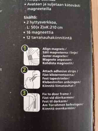 Uusi hyönteisverkko oveen Лохья