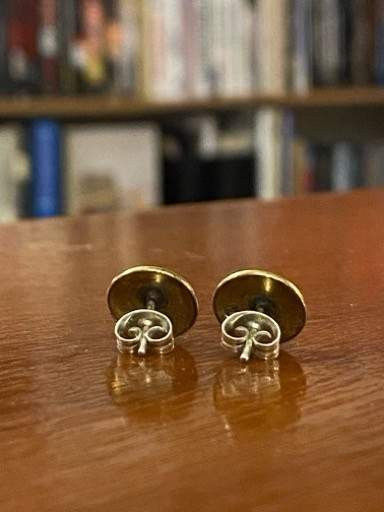 Kalevala Koru pronssiset 1225 nappikorvakorut Vantaa - photo 3