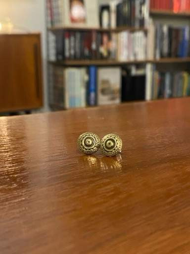 Kalevala Koru pronssiset 1225 nappikorvakorut Vantaa - photo 1