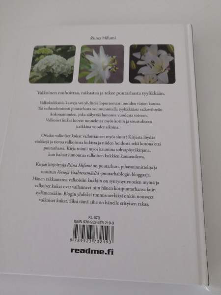 Valkoisten kukkien lumo kirja Jyväskylä - valokuva 2