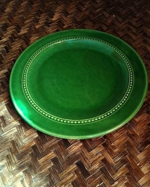 Vintage 70s Höganäs Keramik Sweden lautanen Tampere - valokuva 1