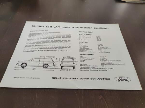 Ford taunus esite Parkano - valokuva 2