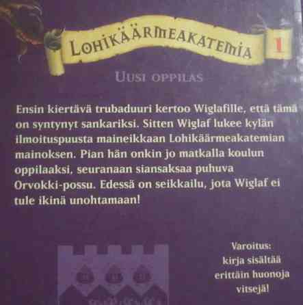 Lohikäärmeakatemia 1 - Uusi oppilas Espoo