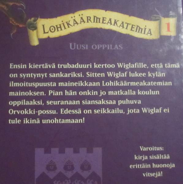 Lohikäärmeakatemia 1 - Uusi oppilas Эспоо - изображение 2