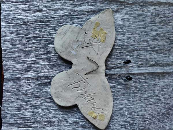 Musta perhonen, seinäkoriste, Hki-Klaukkala Helsinki - valokuva 3