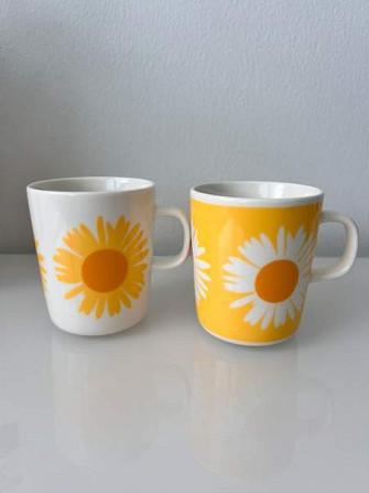 Marimekko Oiva/Auringonkukka mukit Kauniainen – foto 1