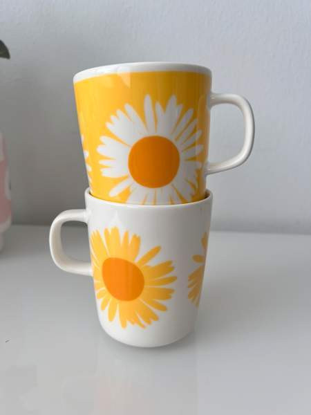 Marimekko Oiva/Auringonkukka mukit Kauniainen - valokuva 5