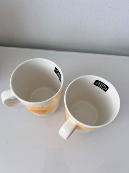 Marimekko Oiva/Auringonkukka mukit Kauniainen - valokuva 3