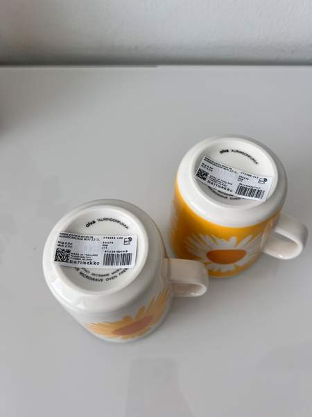 Marimekko Oiva/Auringonkukka mukit Kauniainen - valokuva 4