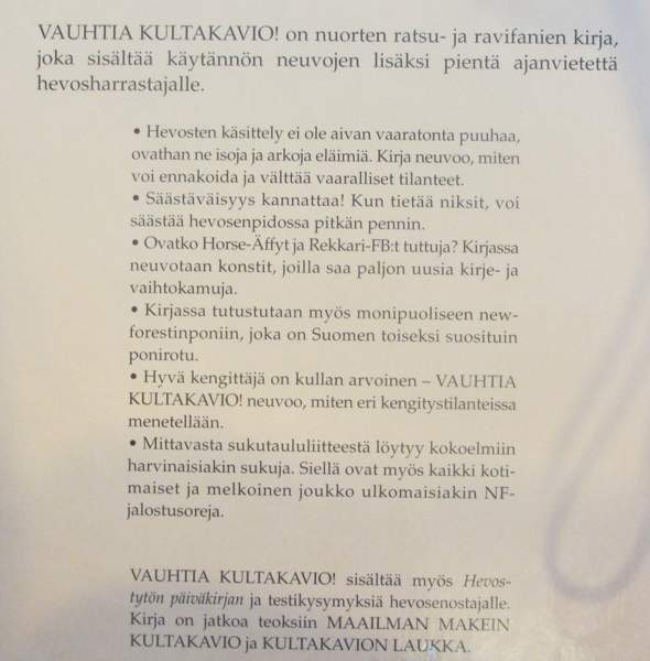 Vauhtia Kultakavio! Espoo - valokuva 2