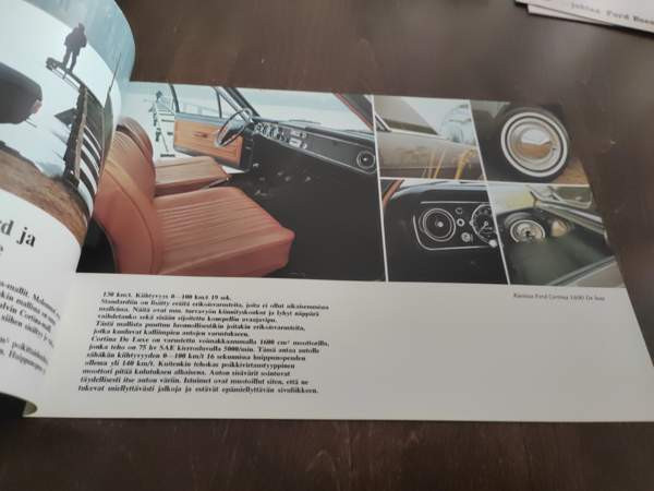 Ford cortina esitevihko Parkano - valokuva 3