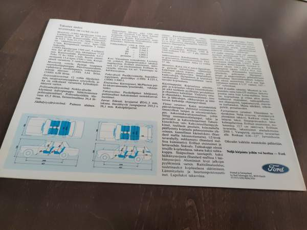 Ford cortina esitevihko Parkano – foto 4
