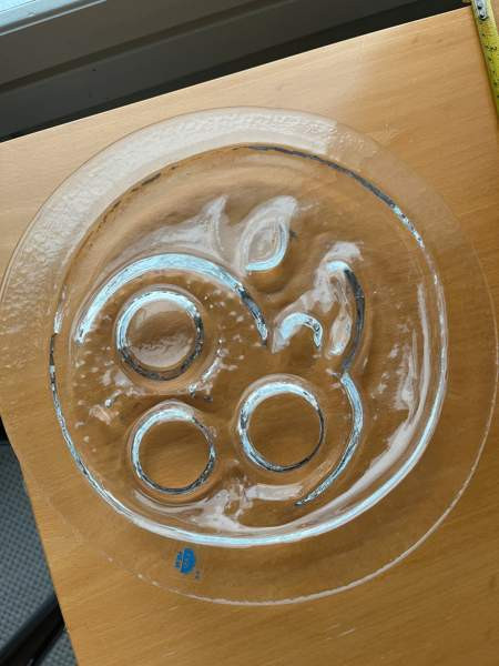 Meri lasin iso lasinen tuikkualusta Tampere - valokuva 3